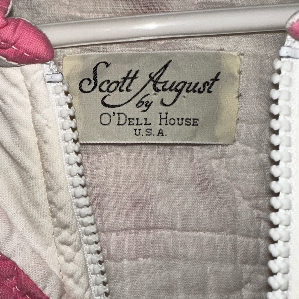 Patchwork Quilt Denim Jacket Size Large - image 4